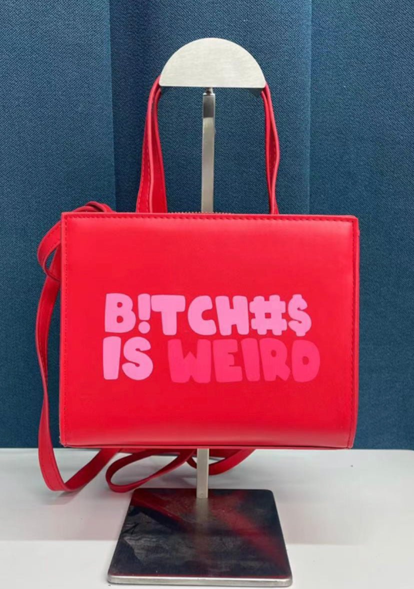 Bitch#$ is Weird crossbody bags - Shylastyleshair Collections