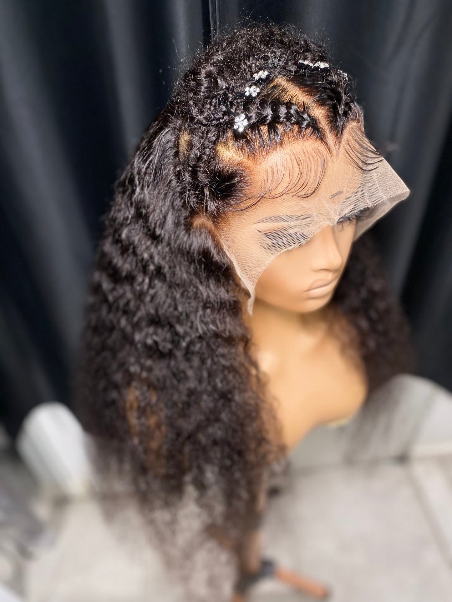 Curly full frontal wigs - Shylastyleshair Collections