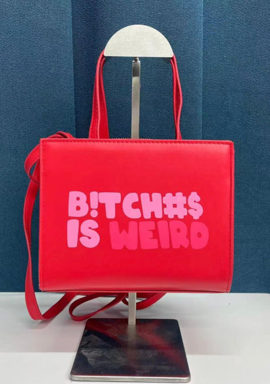 Bitch#$ is Weird crossbody bags - Shylastyleshair Collections
